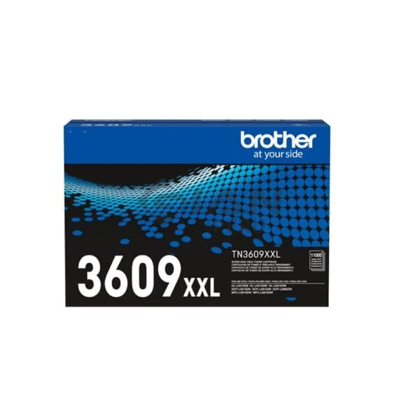 El Cartucho Toner Brother TN3609XXL Black, Es Compatible Con Impresora Brother DCPL5510DN, DCPL5660DN, Rendimiento 11,000 Páginas.