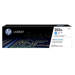 El Cartucho Tóner Hp 202A Cyan CF501A, Es Compatible Con Impresora Hp Laserjet Pro M254/ MFP M280/ MFP M281, Rendimiento 1300 Págs.