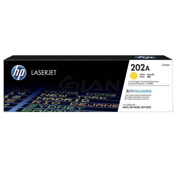 toner-hp-202a-yellow-cf502a-para-lj-pro-m254-m280-m281 El Cartucho Tóner Hp 202A Yellow CF502A, Es Compatible Con Impresora Hp Laserjet Pro M254/ MFP M280/ MFP M281, Rendimiento 1300 Págs.