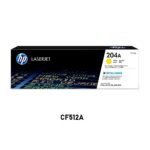 Compra Tóner HP 204A Yellow CF512A Original. Rendimiento aprox. 900 páginas, calidad profesional y tecnología JetIntelligence.