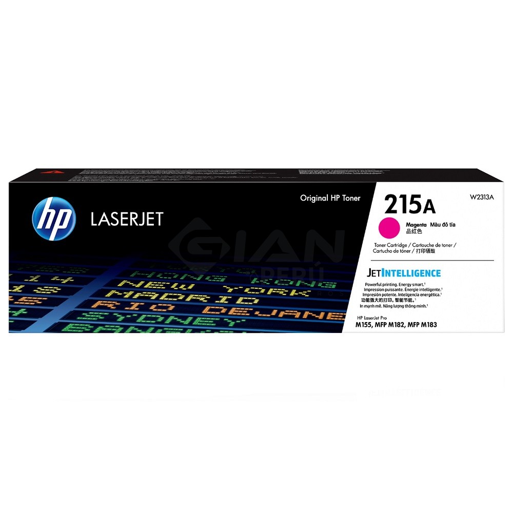 El Cartucho Tóner Hp 215A Black W2310A, Es Compatible Con Impresora Hp Color Laserjet Pro M155a/ M155nw/ M182/ M183fw, 1,050 Páginas.
