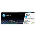 El Cartucho de Toner Hp 230X Cian W2301X, Es Compatible Con Impresora Hp LaserJet Pro 4203, 4303FDW, Con Rendimiento 5,500 Págs.