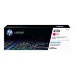 Compra Tóner HP 410X Magenta CF413X de alta capacidad. Rinde hasta 5,000 páginas y es compatible con HP M377, M452 y M477.