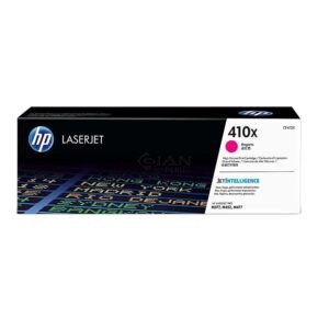 Compra Tóner HP 410X Magenta CF413X de alta capacidad. Rinde hasta 5,000 páginas y es compatible con HP M377, M452 y M477.
