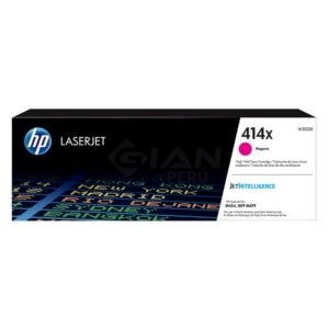 El Cartucho Toner Hp 414X Magenta W2023X, Es Compatible Con Impresora Hp Color LaserJet Pro M454dw, MFP M479dw, 6,000 Páginas.