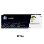 Compra Tóner HP 826A Amarillo CF312A original. Rendimiento 31,500 páginas. Compatible con HP LaserJet Enterprise M855.