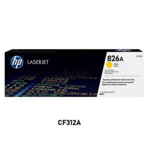 Compra Tóner HP 826A Amarillo CF312A original. Rendimiento 31,500 páginas. Compatible con HP LaserJet Enterprise M855.