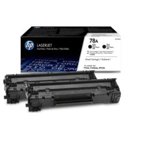 El Cartucho Toner Hp CE278AD Black 78AD Dual Pack, Es Compatible Con Impresora HP LaserJet Pro M1536, P1606, Rendimiento 2,100 Págs.