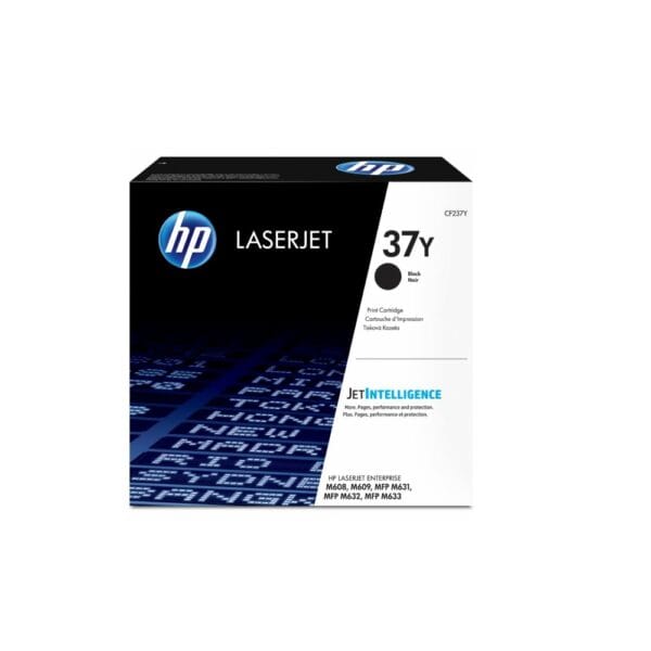 El Cartucho Toner Hp CF237Y Black 37Y, Es Compatible Con Impresora HP LaserJet M631/M608, Con Rendimiento 41,000 Páginas.