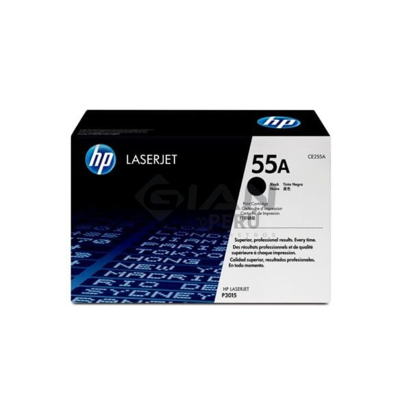 El Cartucho Toner Hp CF255A Black, Es Compatible Con Impresora HP LaserJet P3015/ Pro M521/ 500/ M525, Con Rendimiento 6,000 Páginas.