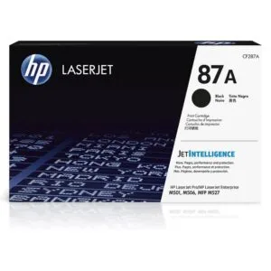 El Cartucho de Toner Hp CF287A 87A Negro, Es Compatible Con Impresoras Laserjet M506dn/ M501dn/ M527c/ M527dn, Rendimiento 9,000 Págs.