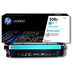 El Cartucho Toner Hp CF361X Cyan 508X, Es Compatible Con Impresora Hp LaserJet Enterprise M552/M553dn/M553dh/M577dn, 9,500 Páginas.