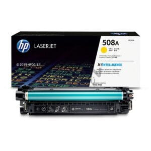 El Cartucho Toner Hp CF362A Yellow 508A, Es Compatible Con Impresora Hp LaserJet Enterprise M552/M553dn/M553dh/M577dn, 5,000 Páginas.