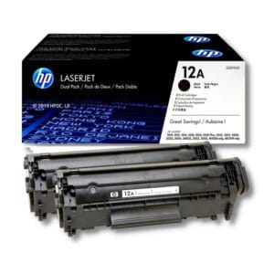 El Cartucho Toner Hp Q2612AD Black 12AD, Es Compatible Con Impresora HP LaserJet 1020/1022NW/M1319, Con Rendimiento 2,000 Páginas.