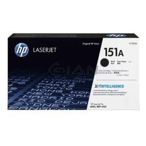 Compra el Tóner HP W1510A 151A Negro Original. Rinde de 3,050 páginas, compatibilidad con impresoras HP LaserJet Pro 4003 y MFP 4103.
