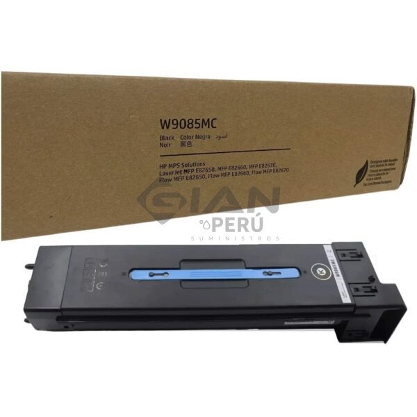 El Cartucho Toner Hp W9085MC LaserJet, Es Compatible con Impresora Managed Flow MFP E82650 / E82660 / E82670 Black 60,000 páginas.El Cartucho Toner Hp W9085MC LaserJet, Es Compatible con Impresora Managed Flow MFP E82650 / E82660 / E82670 Black 60,000 páginas.