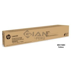 El Cartucho Toner Hp W9172MC Color Yellow LaserJet, Es Compatible con Impresora Managed Flow MFP E77822 / E77830 Black 45,000 páginas.