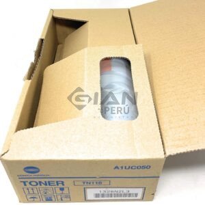Compra el Tóner Konica Minolta TN-116 Negro A1UC050 para Bizhub 164, 165, 184 y 185. Rendimiento de hasta 11,000 páginas,