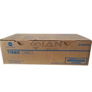 Compra el Tóner Konica Minolta TN-118 Negro A3VW090 para Bizhub 195, 206, 215 y 226. Rendimiento de 12,000 páginas.