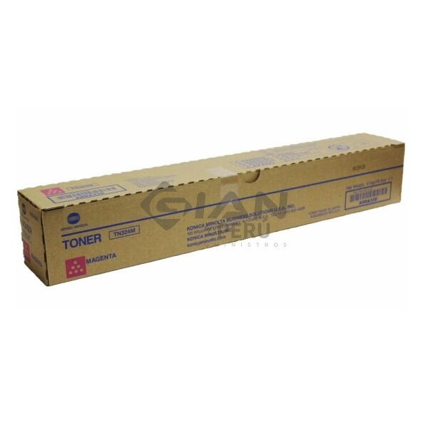 tóner-konica-minolta-tn-324-magenta-tn324m-a8da350-bizhub-c258-c308-c368 Compra el tóner Konica Minolta TN-324 Magenta (TN324M / A8DA350). Rendimiento 26.000 páginas. Compatible con Bizhub C258, C308 y C368.