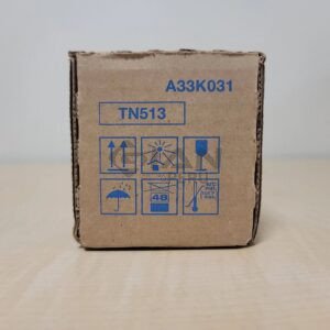Compra el Tóner Konica Minolta TN-513 Negro para Bizhub 454e y 554e. Rendimiento de hasta 24,400 páginas, impresión profesional.