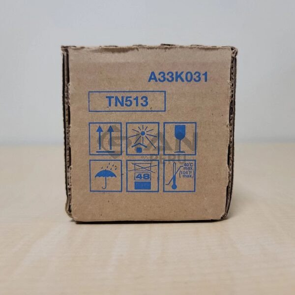 Compra el Tóner Konica Minolta TN-513 Negro para Bizhub 454e y 554e. Rendimiento de hasta 24,400 páginas, impresión profesional.