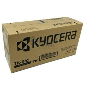 El Cartucho De Toner Kyocera TK-1162 Black, Es Compatible Con Impresoras Kyocera Ecosys P2040dw, Tiene Un Rendimiento De 7.200 Páginas.