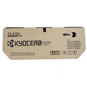 Compra el Tóner Kyocera TK-3192 Negro Original. calidad profesional y compatibilidad con impresoras ECOSYS P3060dn, P3260dn y M3860idn.