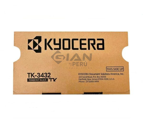 El Cartucho Toner Kyocera TK-3432 Black, Para los Modelos de impresoras Kyocera Ecosys MA5500ifx | PA5500X, Con Rendimiento 21.000 Págs.