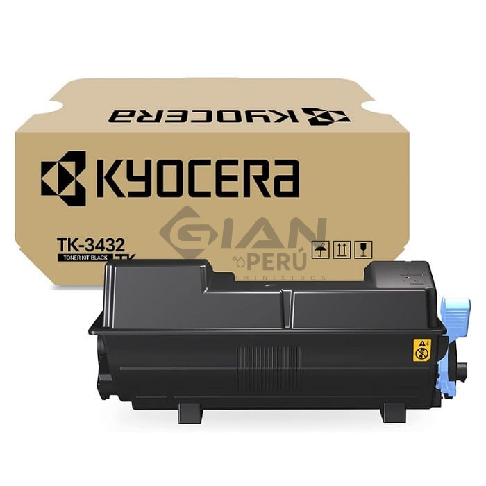 El Cartucho Toner Kyocera TK-3432 Black, Para los Modelos de impresoras Kyocera Ecosys MA5500ifx | PA5500X, Con Rendimiento 21.000 Págs.