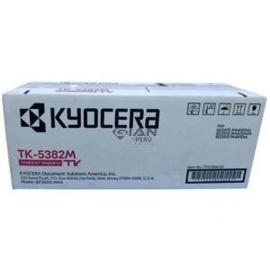 Compra Tóner Kyocera TK-5382M Magenta original. Rinde hasta 10,000 páginas. Compatible con MA4000cifx, MA4000cix y PA4000cx.