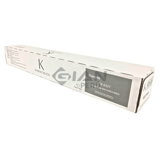 El Cartucho Toner Kyocera TK-6327 Negro , Para los Modelos de impresoras Kyocera TasKalfa 4002i | 5002i | 6002i, Rendimiento de 35.000 Págs.