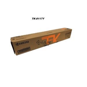 Compra el Tóner Kyocera TK-8117Y Yellow Original, para impresoras Kyocera ECOSYS M8124cidn y M8130cidn. Rinde 6,000 Páginas