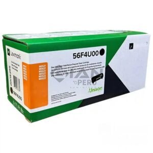 Compra el tóner Lexmark 56F4U00 original negro de ultra alto rendimiento. Imprime hasta 25,000 páginas con excelente calidad.
