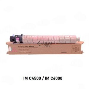 Tóner Ricoh 842440 Magenta Original para IM C4500, IM C5500 e IM C6000. Rendimiento de hasta 22,500 páginas. Compra en Perú.