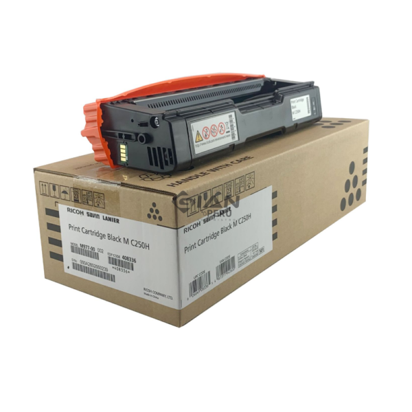 Compra el Tóner Ricoh M C250H Negro Original 408336 con rendimiento hasta 6,900 páginas, máxima compatibilidad y envío rápido.