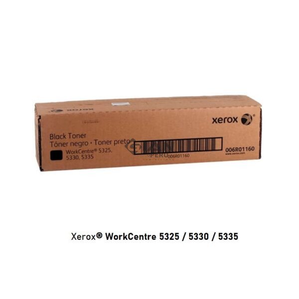 tóner Xerox 006R01160 negro de 30.000 páginas para WorkCentre 5325, 5330 y 5335. Consulta stock, precio y envíos.