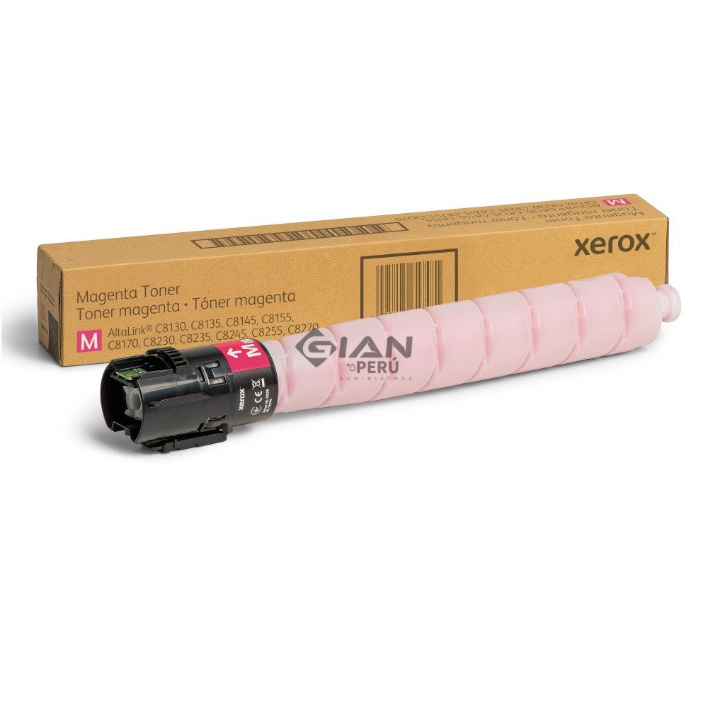 Tóner Xerox 006R01756 Magenta de alta capacidad, rendimiento 28.000 páginas. Para Xerox AltaLink C8130, C8135, C8145, C8155 y C8170