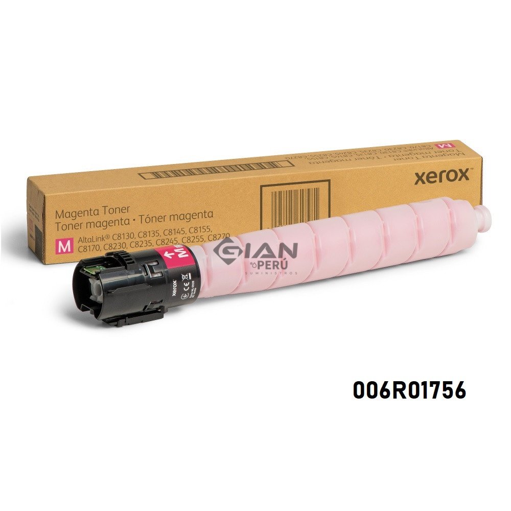 Tóner Xerox 006R01756 Magenta de alta capacidad, rendimiento 28.000 páginas. Para Xerox AltaLink C8130, C8135, C8145, C8155 y C8170