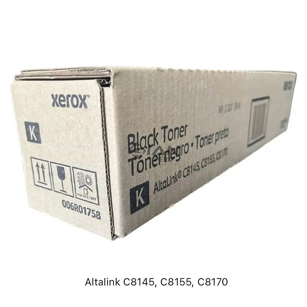 Tóner Xerox 006R01758 Black para equipos Xerox AltaLink C8245, C8255 y C8270. Rendimiento indicado de hasta 59.000 págs.