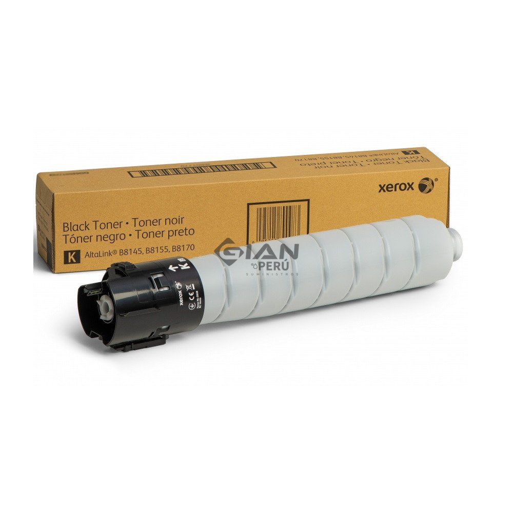 Tóner Xerox 006R01772 negro de 52.000 páginas para AltaLink B8145, B8155 y B8170. Consulta stock, precio y envíos.