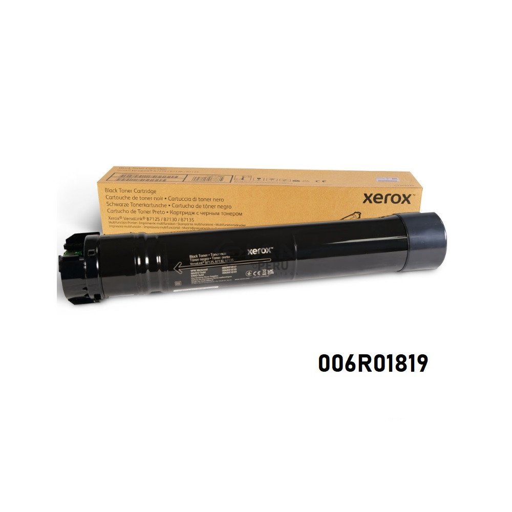 Tóner Xerox 006R01819 negro de 34.300 páginas para VersaLink B7125, B7130 y B7135. Consulta stock, precio y envíos.