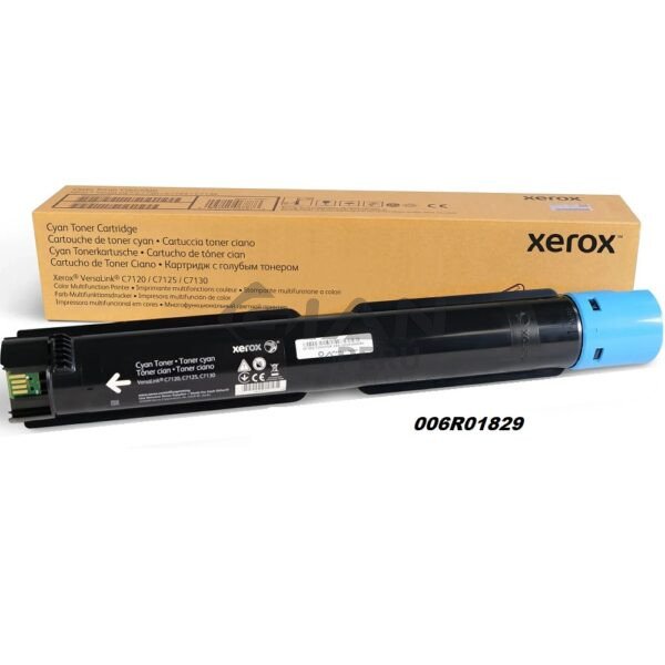 El Cartucho Toner Xerox 006R01829 Cyan, Es Compatible Con Impresora Xerox VersaLink C7120 / C7125 / C7130, Rendimiento 18,500 Páginas.