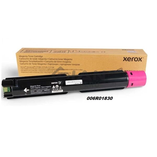 El Cartucho Toner Xerox 006R01830 Magenta, Es Compatible Con Impresora Xerox VersaLink C7120 / C7125 / C7130, Rendimiento 18,500 Págs.