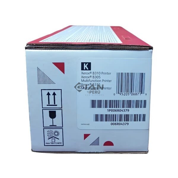 Tóner Xerox 006R04379 negro de 3.000 páginas para B305, B310 y B315. Consulta precio, stock y envíos a todo el Perú.