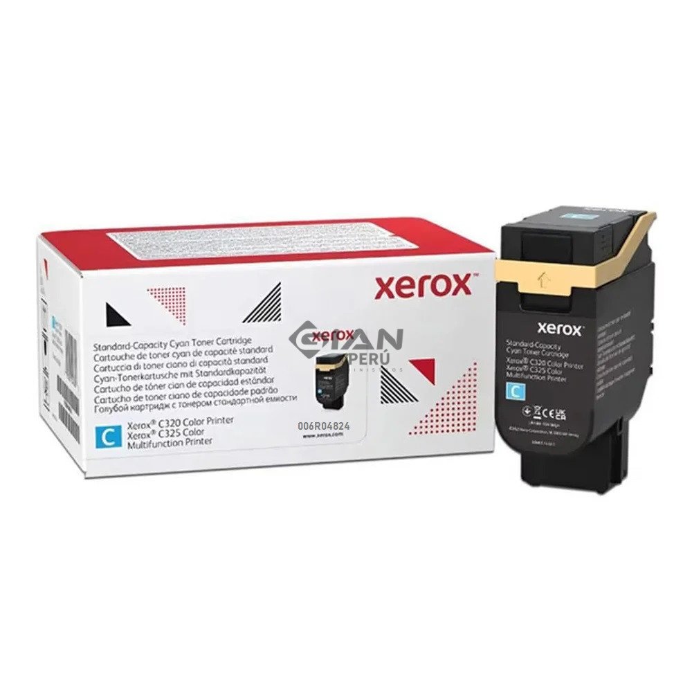 Tóner Xerox 006R04824 cian de 1.800 páginas para C320 y C325V. Consulta precio, stock y envíos a todo el Perú
