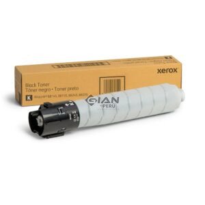 Tóner Xerox 006R04845 negro de alta capacidad, con rendimiento 52.000 páginas. Compatible con Xerox AltaLink B8245, B8255, B8145 y B8155.