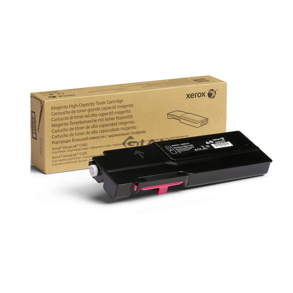 Tóner Xerox 106R03523 magenta de alta capacidad para VersaLink C400 y C405. Rendimiento de 4.800 páginas. Consulta stock y envíos