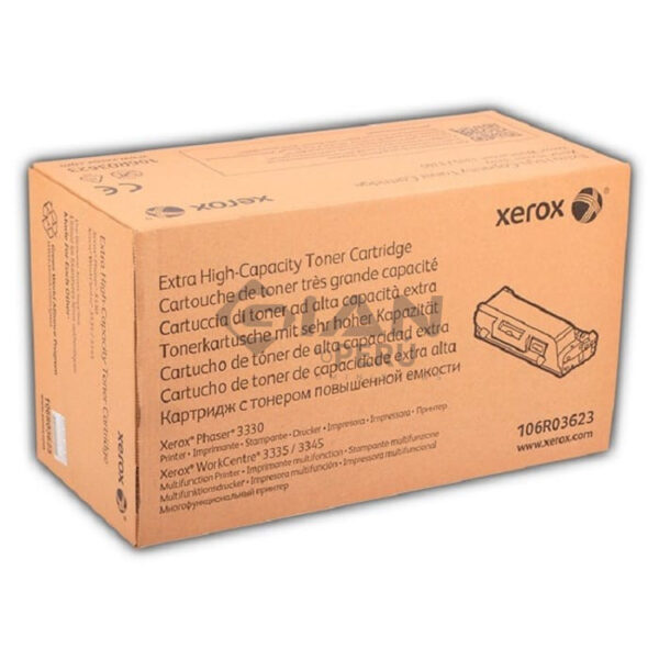 toner-xerox-106r03623-phaser-3330-workcentre-3335-3345-negro El Cartucho De Toner Xerox 106R03623 Black, es Compatible Con Impresoras Xerox Phaser ® 3330| Wc ® 3335 | 3345, con Rendimiento 15k.