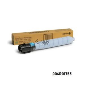 Tóner Xerox 006R01755 cian con rendimiento de hasta 28.000 páginas para equipos Xerox AltaLink C8230 y C8235. Consulta disponibilidad.